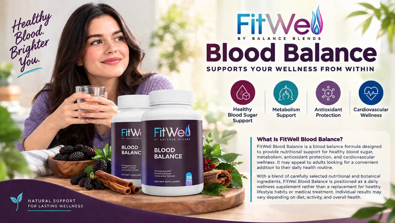FitWell Blood Balance formula overview and wellness benefits
